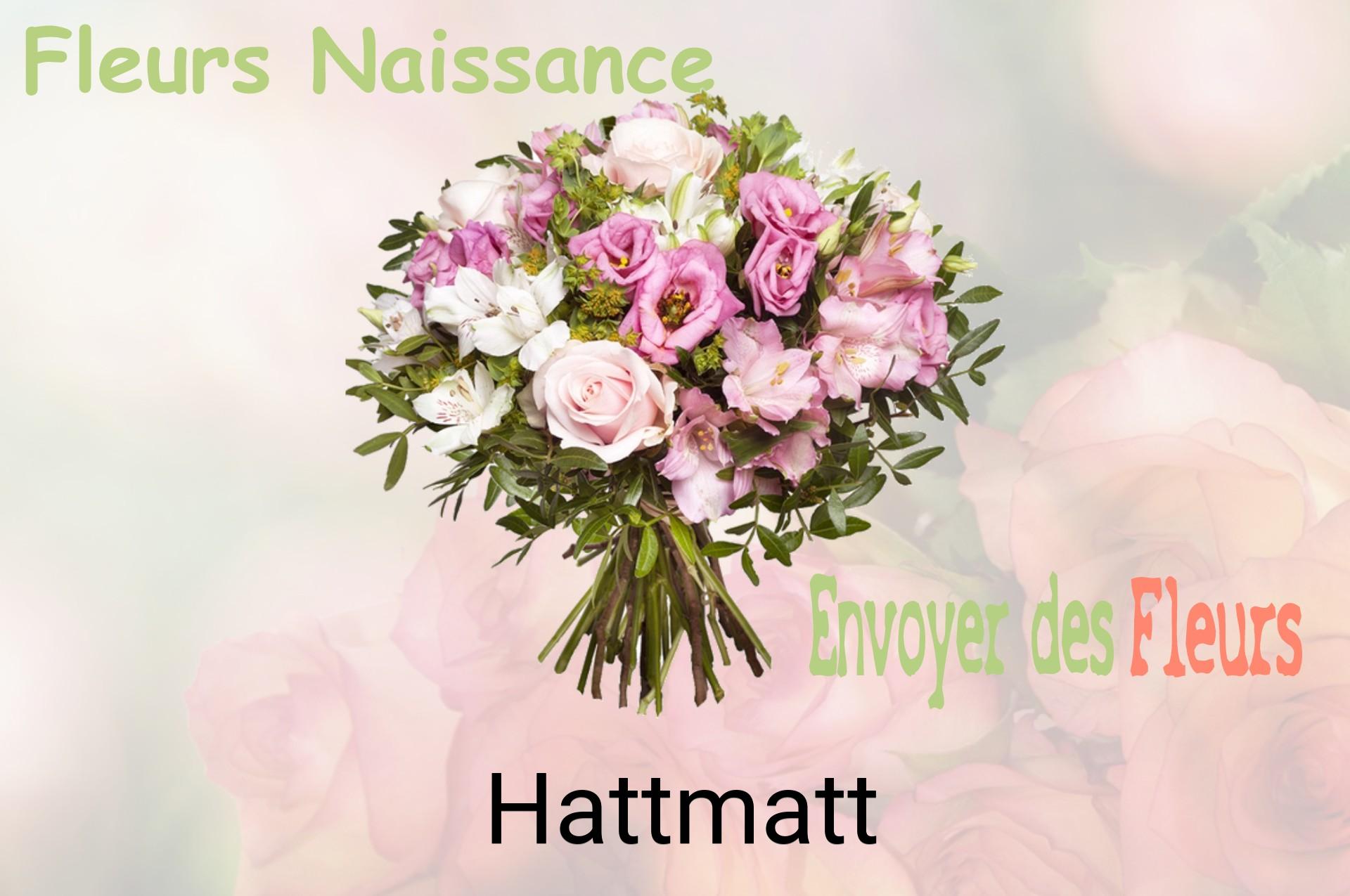 Bouquet de fleurs de naissance livré à Hattmatt